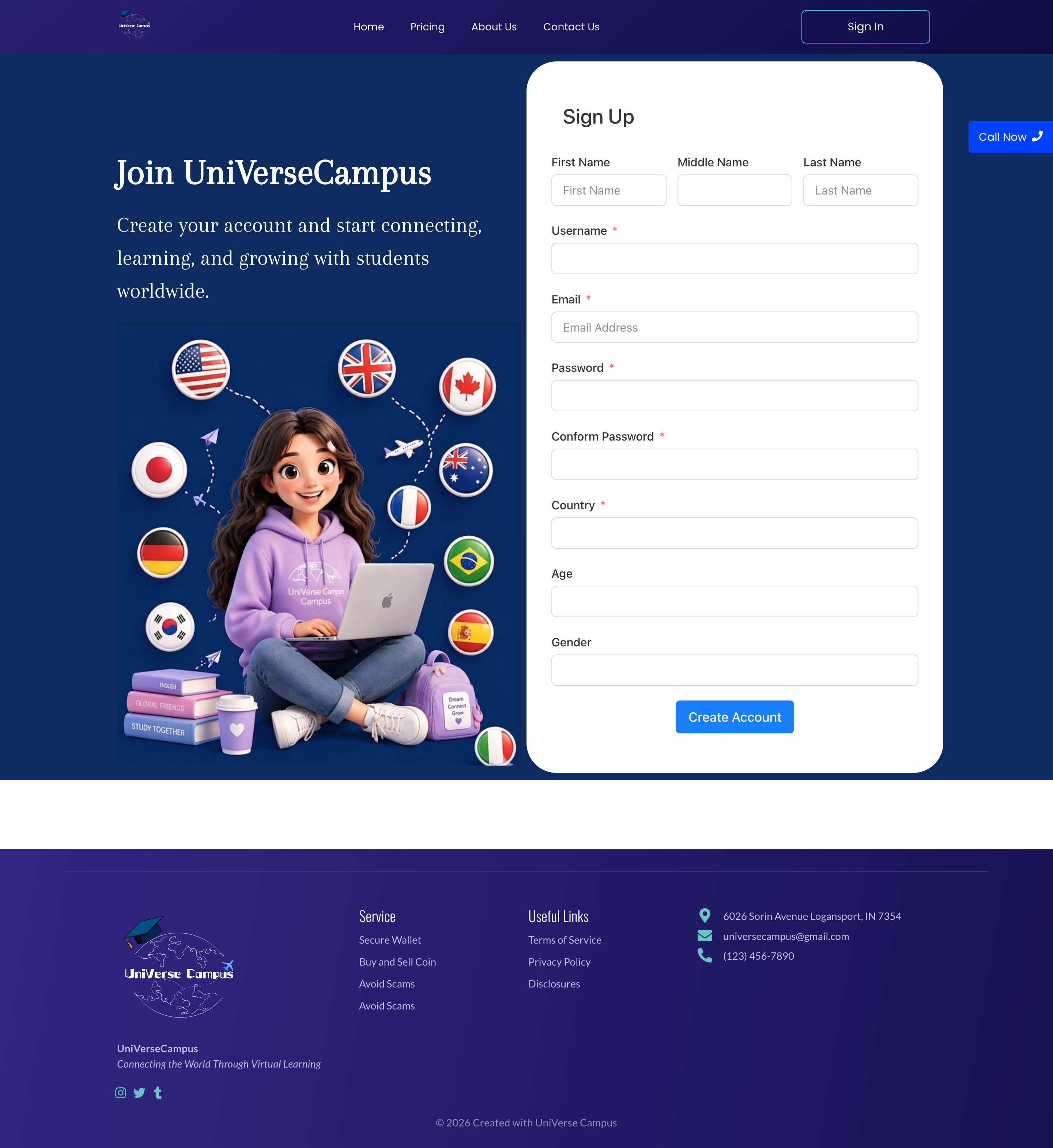 Sign Up